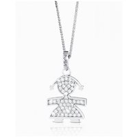 Mono orecchino Le Bebé Donna I Pavè in Oro bianco Diamante LBB426 - LBB426